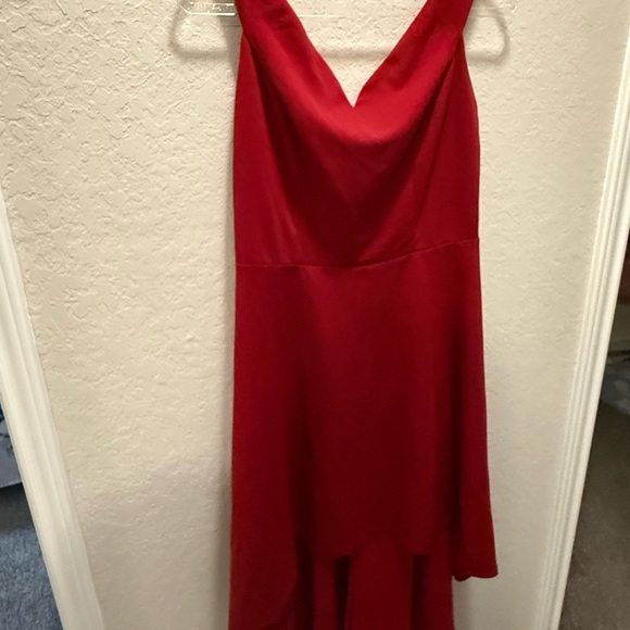 Dress Tells Elegant Red Sleeveless Dress Size XL - Picture 3 of 9